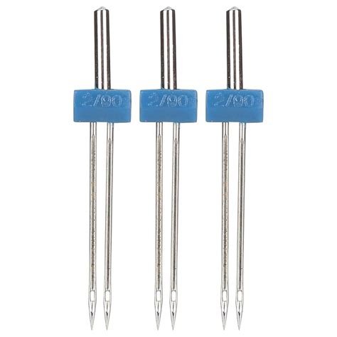 Double Needles Pins, Practical 3Pcs Convinient Sewing Machine Needle ...