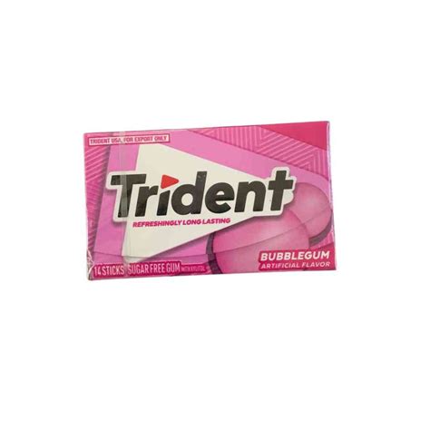 Trident Bubblegum 14 Sticks| 60 minute delivery – Konzoom