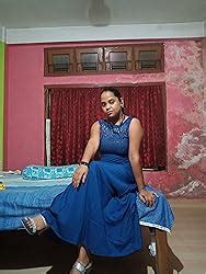 Buy IQRA FASHION Women's Fit and Flare Maxi Dress/Round Neck Cut Sleeve ...