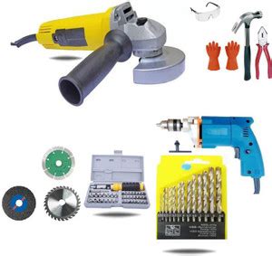 My Factor Angle Grinder with Drill Machine Combo Multicolor (DE268 ...