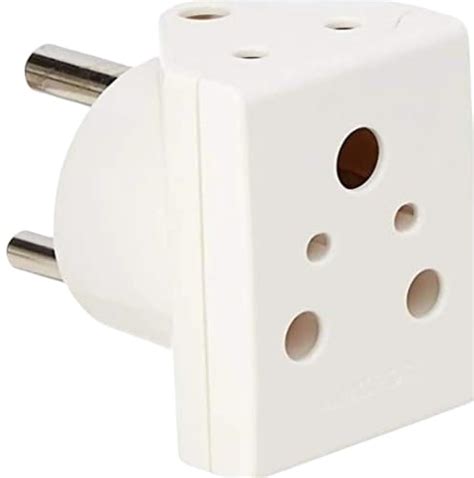Electrical Multi Plug Adapter with Universal Socket | 3 Pin Multi Plug ...