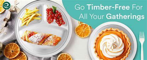 ECO SOUL [10 inch, 25 Pack, 3-Compartment Disposable Bagasse Plates ...