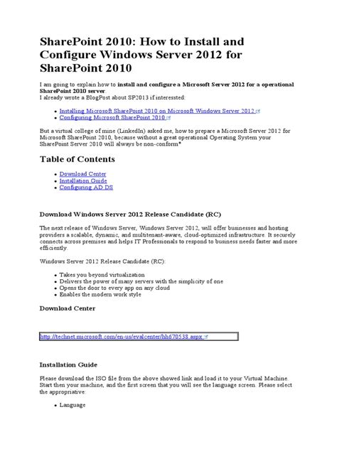 How to Configure SharePoint 2010 的图像结果