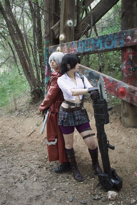 DMC3 Dante and Lady Cosplay Photoshoot I did with my partner :3 (self ...