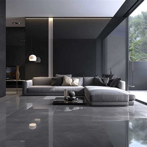 19+ Grey Flooring Living Room Concepts for a Contemporary Home Update ...