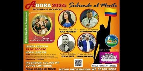 ADORA 2024 SUBIENDO AL MONTE, Barranquilla, 19 August 2024 | AllEvents.in
