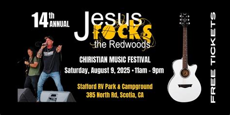 Jesus Rocks The Redwoods 2025, Avenue of the Giants Stafford RV Park ...