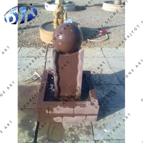 Decoration Brown Marble Fountain – Dharajyot Stone Art