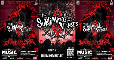 Hallows Eve Hell W/ The Subliminal Verses, Killcrown and Gutter Swamp ...