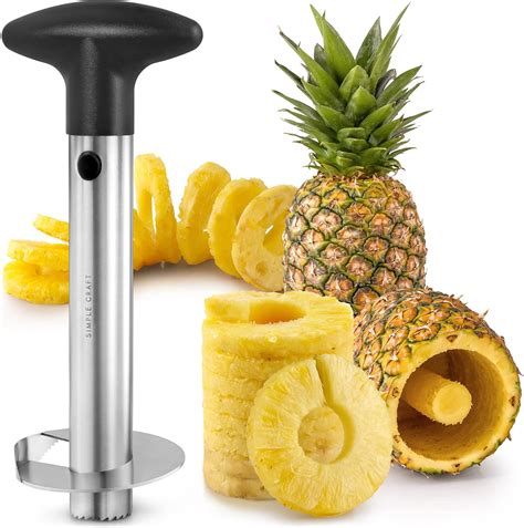 Amazon.com: Simple Craft Pineapple Corer and Slicer Tool - Stainless ...
