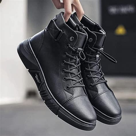 Mens Black Boots – Leather Hub