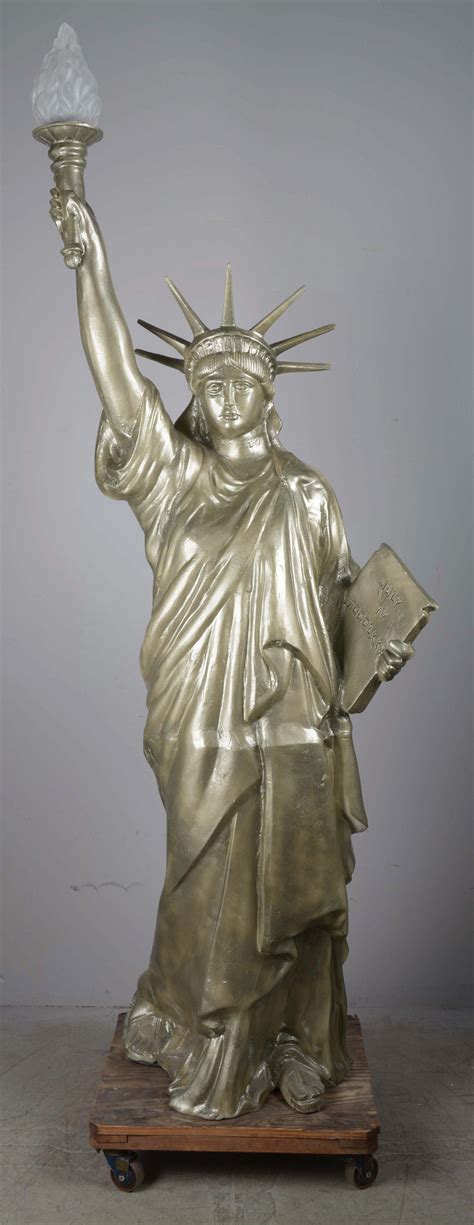 Lot Detail - STATUE OF LIBERTY SCULPTURE.