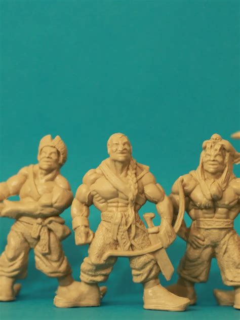 Mongol medieval warriors, Miniatures 54mm scale, Infantry Unit, Tabletop Wargaming miniature ...