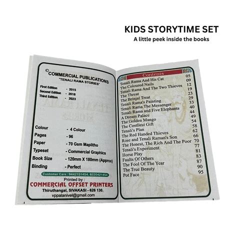 Children story books- COMBO of 6 books – Commercial Publications