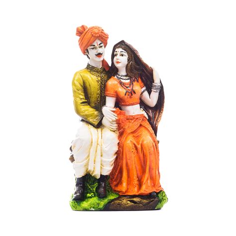 Handicraft Showpiece Home Decor Rajasthani Man and Women Statue ...