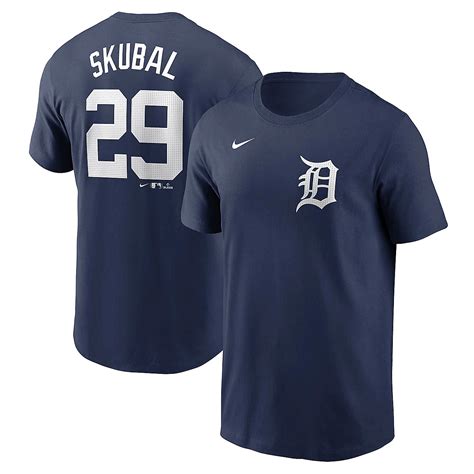 Nike Tarik Skubal Detroit Tigers Fuse Name Number T-Shirt | Academy