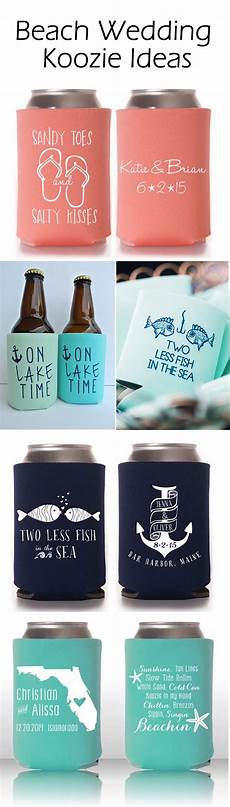Wedding Koozies Ideas by Cool Summer Wedding Ideas With Personalized Koozie Favors Wedding Koozies Ideas