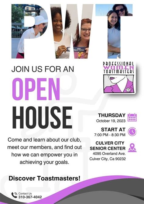 OPEN HOUSE, Culver City Senior Center, October 19 2023 | AllEvents.in