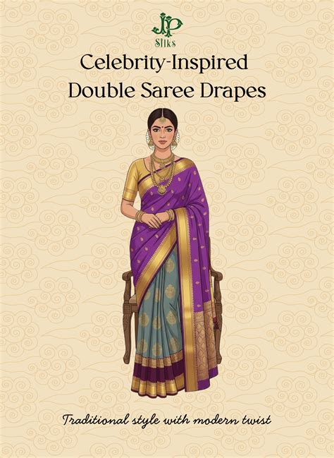 Celebrity-Inspired Double Saree Drapes for Pongal 2026 – JP Silks