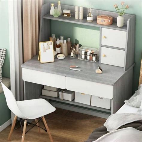 Computer Study Table with Drawers 的图像结果