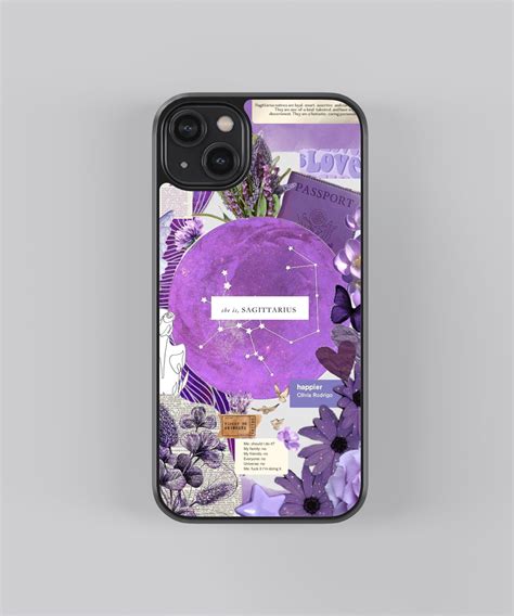 Sagittarius Aesthetic Zodiac Sign Glass Phone Case Cover | iPhone ...