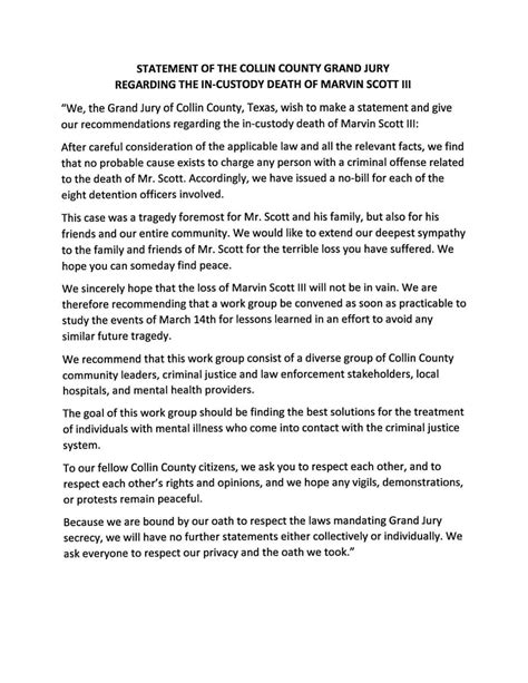 Collin County detention officers cleared by grand jury for involvement ...