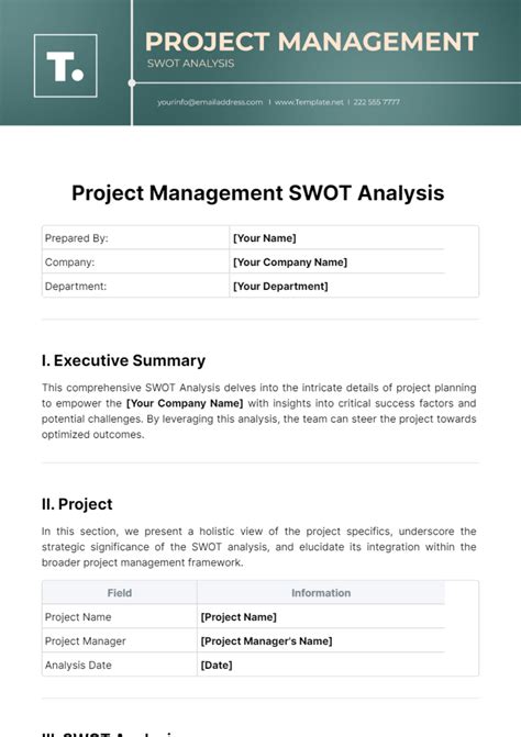 Image result for Project Management SWOT-analysis