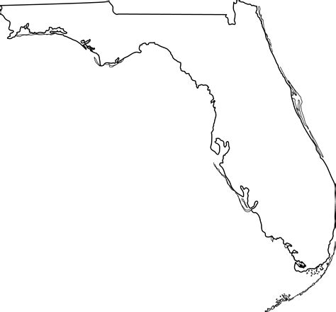 Florida Outline Vector at GetDrawings | Free download