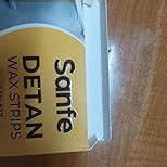 Sanfe Detan Wax Strips Pack of 20 | For Legs, Arms, Bikini Line | Easy ...