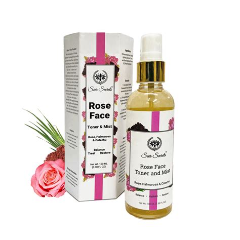 Rose, Palmarosa & Catechu Natural Toning Mist – Seer Secrets