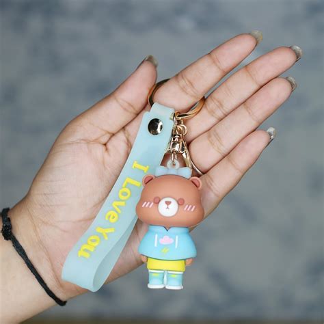 Wonderland cartoon style 3D Keychain & Bag Charm - Cute Collectible ...