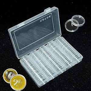 PRAV® Portable Coin Storage Holder Box Case Container Organizer Display ...