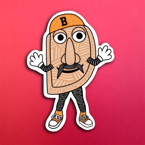 Bacon Burt Pittsburgh Pierogi Waterproof Sticker – Zenspire Designs