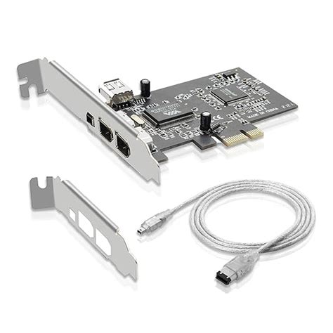PCIe Firewire 400 Card,IEEE 1394a PCI Express 4 Ports PCIe Card (3 X 6 ...