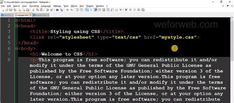 How to Create CSS in HTML 的图像结果