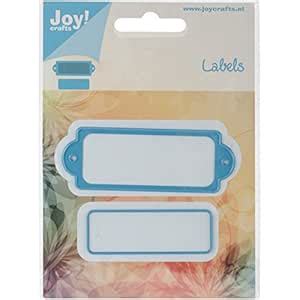 Ecstasy Crafts Joy! Cutting Die-Label Holder and Label : Amazon.in ...