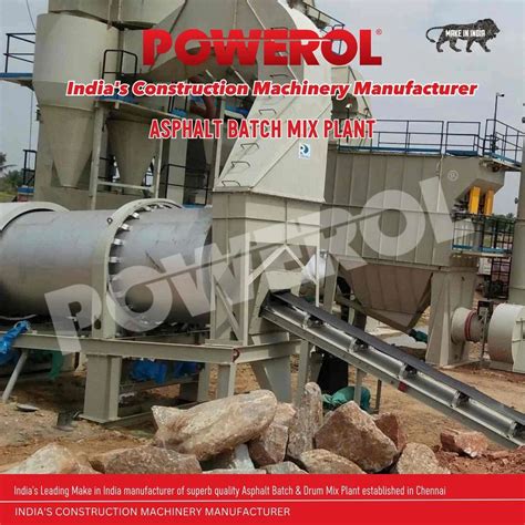 Asphalt Batching Plant Manufacturer from Nagari