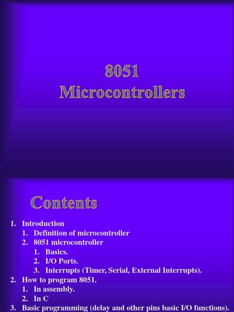 Microcontroller 8051 Lectures 的图像结果