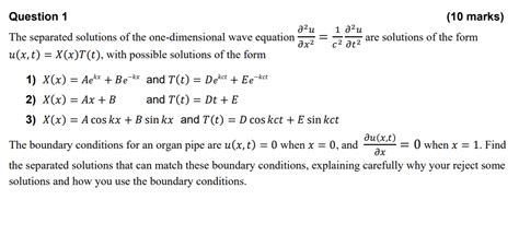 Image result for PDE2 Method of Separation of Variables Solved Examples