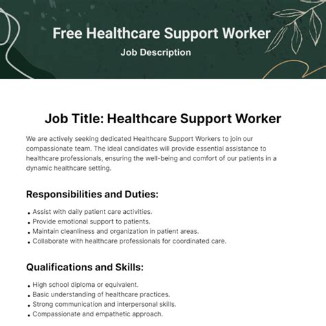 Support Worker Job Role 的图像结果