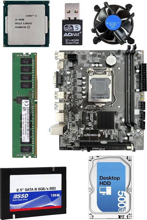 Amazon.in: Buy PreSolve| H110 Motherboard Combo- i5-6500 Processor ...