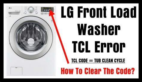 LG Front Load Washer Error Codes 的图像结果