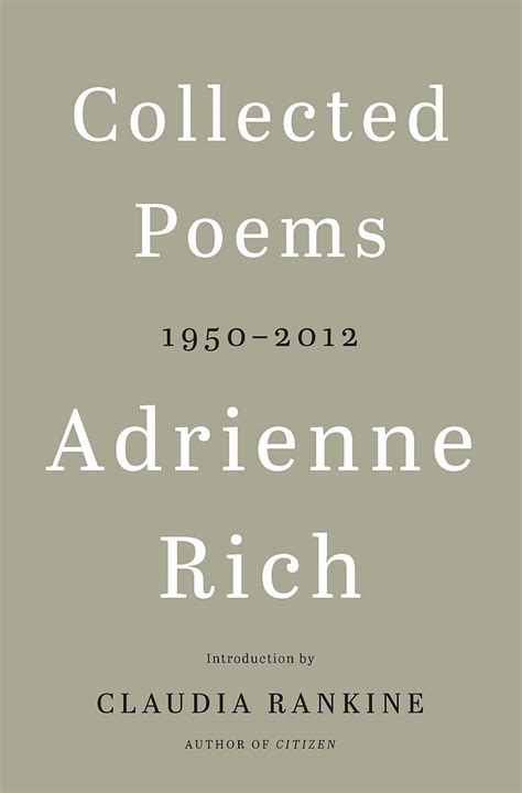 Poetry Of Adrienne Rich