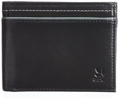 WOODLAND Mens Leather Utility Wallet (Black) : Amazon.in: Fashion