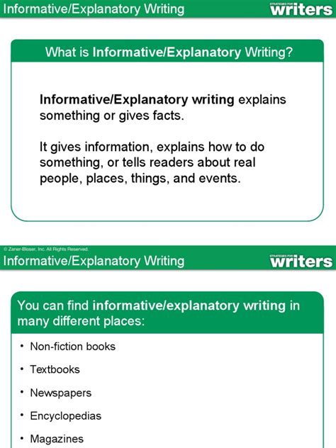 Informative/Explanatory Essay 的图像结果