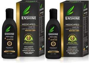 Enshine Medicated Herbal Hair Oil (100 ml) Pack of 2 Hair Oil - Price ...