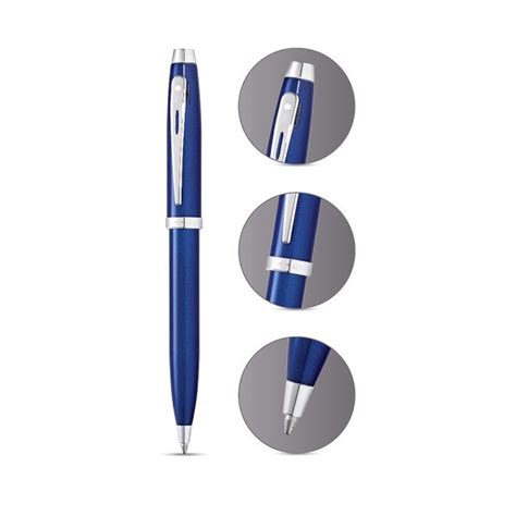 Sheaffer 9339 Pen – Glossy Blue With Chrome-Plated Trim Ball Pen – Pen ...