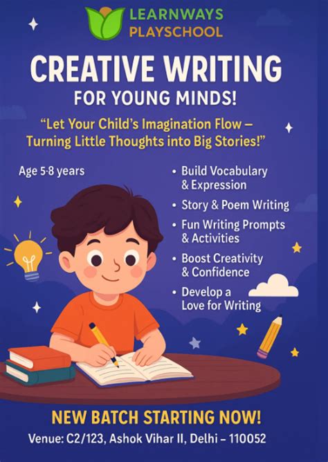 Learn ways Play School-Creative Writing in Ashok Vihar