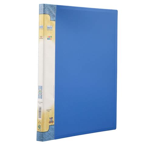 Solo A4 Punchless Lever Clip File with Inside Transparent Pocket ...