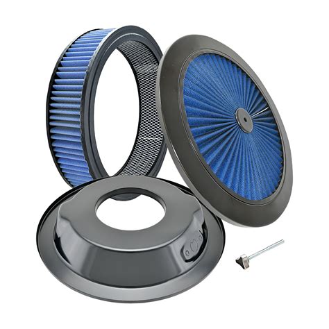 4391BL – Air Cleaner Kit, 14″ x 3″ with High Flow Top / Blue Washable ...